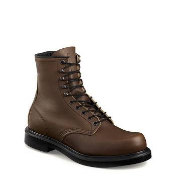 Red Wing SuperSole 8-inch Soft Toe - Hnede Pracovne Cizmy Panske, RW298SK